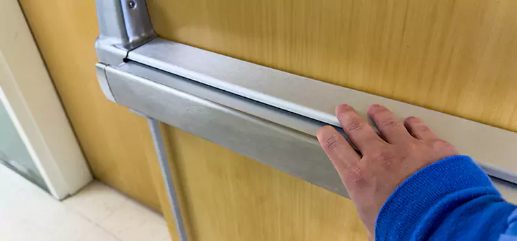 Installing a Push Bar on a Door Williamsport